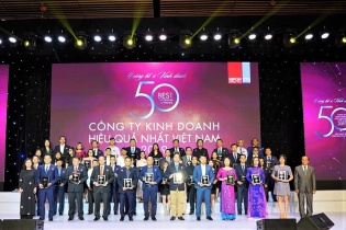Novaland lọt Top 50 công ty kinh doanh hiệu quả nhất Việt Nam
