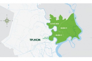 Thành phố phía Đông sẽ dẫn dắt thị trường địa ốc TP.HCM
