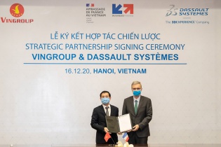 Vingroup ký kết hợp tác chiến lược với Dassault Systèmes thúc đẩy chuyển đổi số