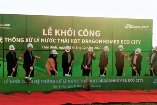 DragonGroup đầu tư hệ thống xử lý nước thải công nghệ AO cho KĐT DragonHomes Eco City 