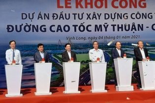 Khởi công xây dựng Dự án đường cao tốc Mỹ Thuận - Cần Thơ