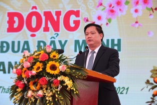 Thái Bình phát động "Doanh nghiệp thi đua đẩy mạnh sản xuất, kinh doanh năm 2021"