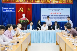 Tập đoàn Crystal Bay tài trợ quy hoạch phát triển nhiều vùng quan trọng của Ninh Thuận