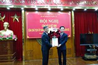 Ông Mai Văn Quyết được bổ nhiệm Giám đốc Sở Kế hoạch và Đầu tư tỉnh Nam Định
