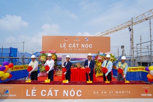 Đất Xanh cất nóc cao ốc căn hộ - văn phòng hạng sang tại TP.Thủ Đức