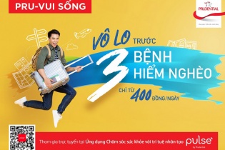 Sản phẩm bảo hiểm trực tuyến “PRU-Vui Sống” trước 3 bệnh nghiêm trọng