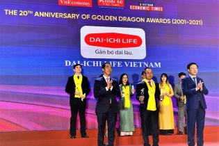 Dai-ichi Life Việt Nam được vinh danh lần thứ 12 liên tiếp tại Chương trình Rồng Vàng