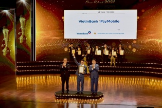VietinBank iPay Mobile nhận giải thưởng uy tín 