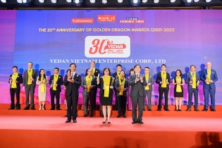 Vedan Việt Nam nhận Giải thưởng Rồng Vàng 2020