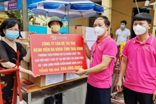 Công ty May Tân Đệ  test nhanh sàng lọc Covid-19 cho người lao động