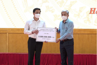 TKV tiếp tục ủng hộ công tác phòng chống dịch Covid-19