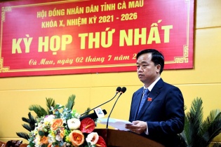 Ông Huỳnh Quốc Việt đắc cử Chủ tịch UBND tỉnh Cà Mau khóa X