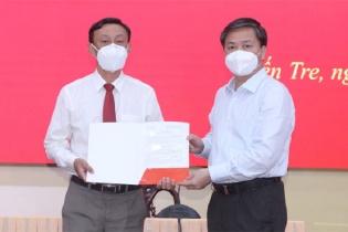 Giám đốc Sở Kế hoạch và Đầu tư Bến Tre giữ chức Bí thư Huyện ủy Thạnh Phú