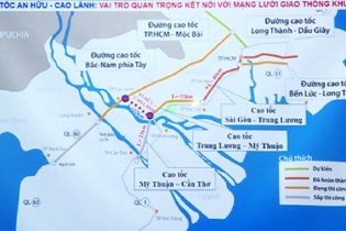Đồng Tháp đề xuất kéo dài đoạn cuối tuyến cao tốc An Hữu - Cao Lãnh thêm 4 km