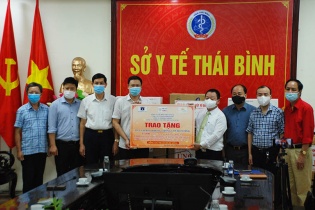 Thái Bình tiếp nhận vật tư y tế do doanh nghiệp trao tặng trị giá 225 triệu đồng
