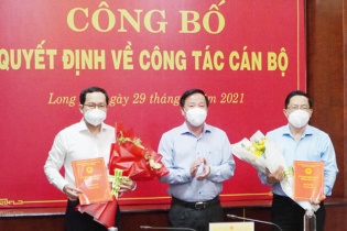 Long An bổ nhiệm Phó giám đốc Sở Xây dựng, Sở Kế hoạch và Đầu tư