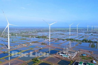 Bạc Liêu chính thức vận hành thương mại 2 dự án điện gió