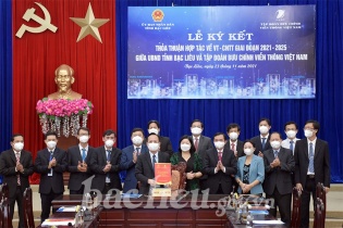 Bạc Liêu ký hợp tác với Tập đoàn Bưu chính Viễn thông 