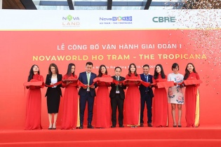 Giai đoạn 1 The Tropicana - NovaWorld Ho Tram đi vào vận hành