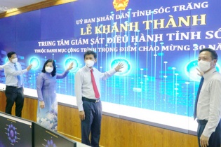 Sóc Trăng khởi động Trung tâm Giám sát điều hành tỉnh