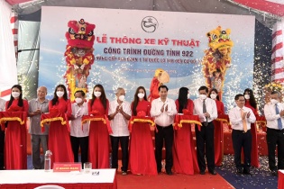 Cần Thơ thông xe kỹ thuật Đường tỉnh 922 phục vụ người dân dịp Tết