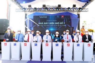 Sóc Trăng khánh thành Nhà máy Điện gió số 7