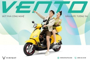 VinFast ra mắt xe máy điện Vento hoàn toàn mới