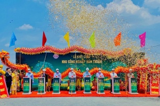 Long An: Khởi công dự án khu công nghiệp Nam Thuận vốn 1.853 tỷ đồng
