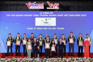 Việt Thuận Group - Doanh nghiệp vận tải đường thủy nội địa tăng trưởng nhanh nhất Việt Nam
