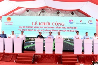 Hơn 1.000 tỷ đồng xây dựng tuyến đường vành đai phía Nam TP. Thái Bình