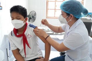 Thái Bình tiếp tục triển khai tiêm vaccine ngừa Covid-19 cho trẻ dưới 12 tuổi