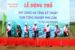 Trà Vinh xây dựng Cụm công nghiệp Phú Cần
