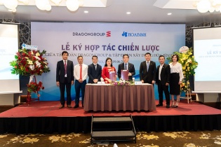 DragonGroup ký kết hợp tác chiến lược với Tập đoàn Xây dựng Hòa Bình