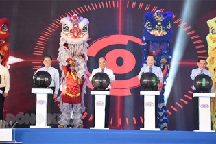 Bến Tre khánh thành Nhà máy Điện gió số 5 - Thạnh Hải (giai đoạn 1)