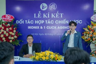 iKonix bắt tay 1 Click Agency xây dựng chiến lược marketing 4.0