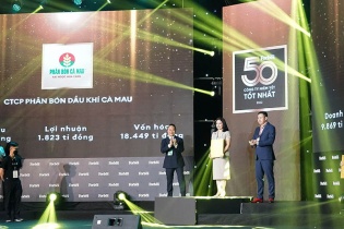 PVCFC lọt Top 50 Công ty Niêm yết tốt nhất cùng kết quả kinh doanh 2 quý vượt trội
