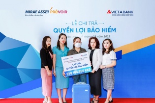 Mirae Asset Prévoir chi trả hơn 1,4 tỷ đồng quyền lợi bảo hiểm cho khách hàng
