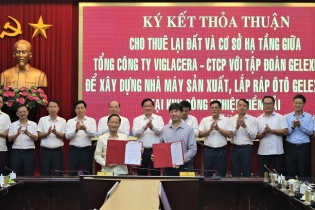 Geleximco thuê đất và cơ sở hạ tầng của Viglacera làm nhà máy sản xuất ô tô