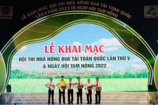 Agribank đồng hành cùng Hội thi Nhà nông đua tài toàn quốc và Ngày hội Tam nông 2022