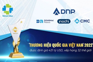 DNP đạt 3 Thương hiệu Quốc gia