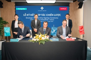 Charm Group, Hansgrohe và Häfele tổ chức ký kết hợp tác chiến lược