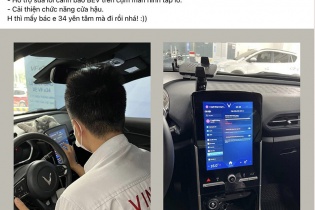 Người dùng VF e34 hài lòng sau khi được cập nhật phần mềm và thay ắc quy miễn phí