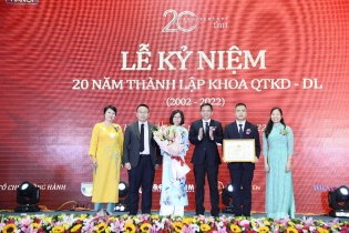 Khoa Quản trị Kinh doanh và Du lịch, Trường Đại học Hà Nội kỷ niệm 20 năm thành lập