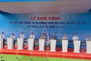 Cần Thơ khởi công đường vành đai phía Tây vốn đầu tư gần 4.000 tỷ đồng