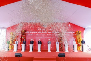 VinES và Gotion động thổ dự án Nhà máy sản xuất pin LFP công suất 5 GWh/năm