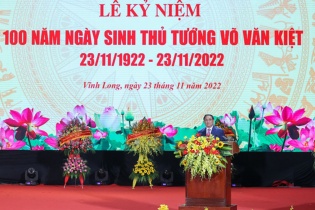 Tổ chức trọng thể Lễ kỷ niệm 100 năm ngày sinh Thủ tướng Chính phủ Võ Văn Kiệt