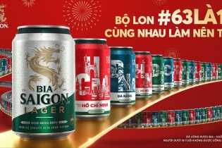 Bia Saigon ra mắt bộ sưu tập "63 Là 1" chào đón Tết Quý Mão 2023