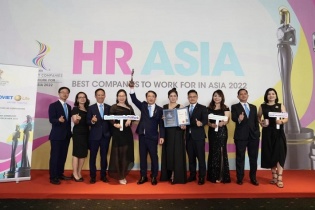 Bảo Việt Nhân thọ được vinh danh giải thưởng “Nơi làm việc tốt nhất châu Á 2022” lần thứ 4