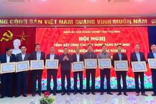 Đảng ủy Khối doanh nghiệp tỉnh Thái Bình tổng kết công tác xây dựng Đảng năm 2022