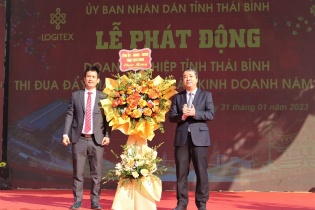 Thái Bình phát động doanh nghiệp thi đua đẩy mạnh sản xuất, kinh doanh năm 2023